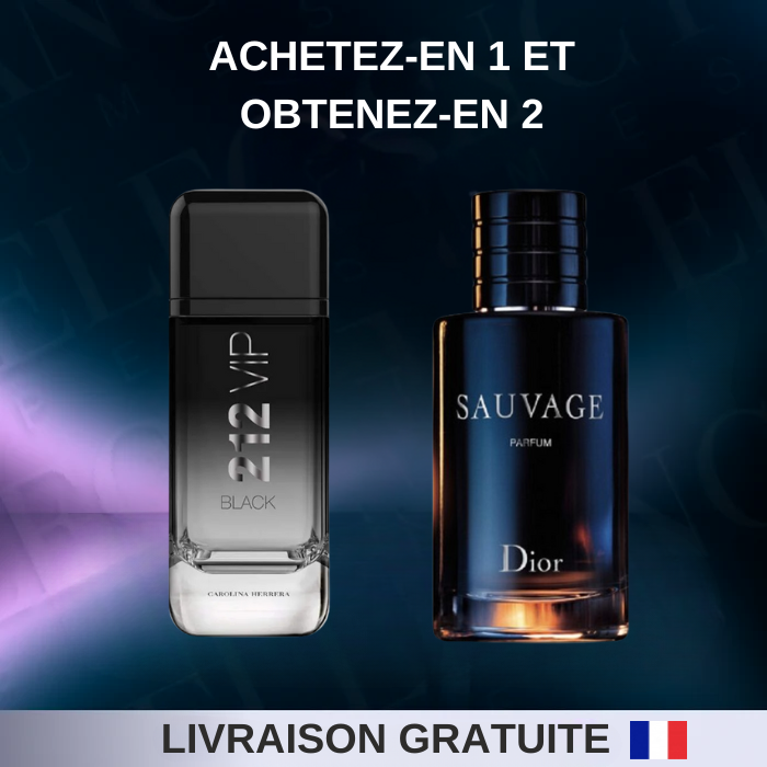 Dior Sauvage - Eau de parfum pour homme + Eau de Parfum 212 VIP Black