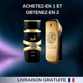 1 Million Parfum Paco Rabanne + Asad lattafa eau de parfum